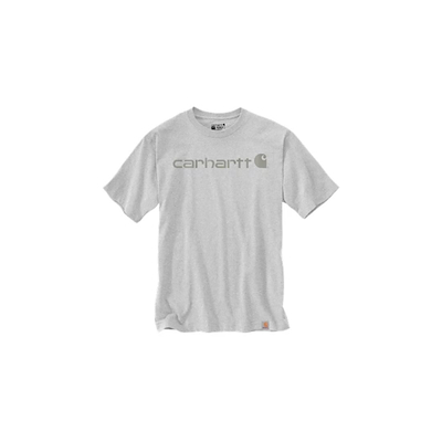 102585 Carhartt t-shirt med logo - grå heather grey.jpg