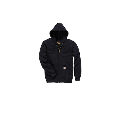 102593 Carhartt hættetrøje m. lynlås - Sort.jpg