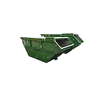 Container 10 m3 m. låg